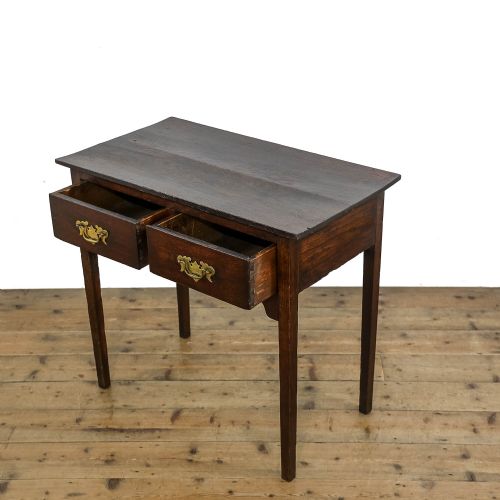 fig 3. Antique Georgian Oak Lowboy Side Table