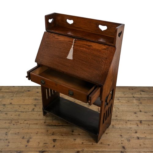 fig 2. Antique Arts and Crafts Oak Bureau