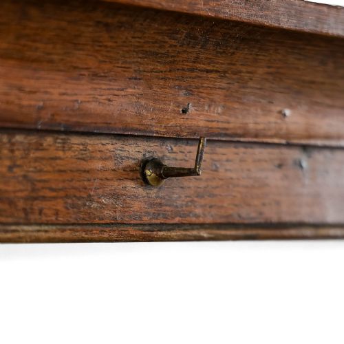 fig 1. Welsh Oak Wall Hanging Shelf Rack