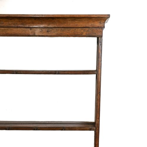 fig 3. Welsh Oak Wall Hanging Shelf Rack