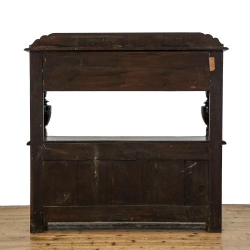 fig 2. Antique Carved Oak Buffet Sideboard