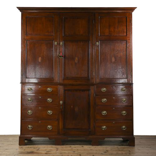 Large 19th Century Oak Housekeepers Cupboard