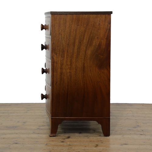 fig 3. Antique Mahogany Bowfront Chest of Drawers