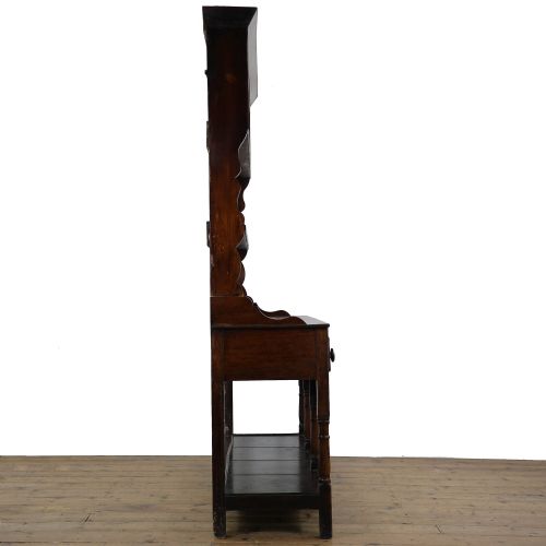 fig 1. Antique Welsh Oak Pot Board Dresser