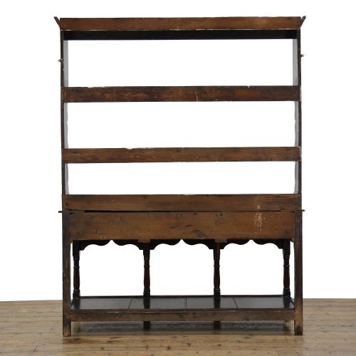 fig 2. Antique Welsh Oak Pot Board Dresser