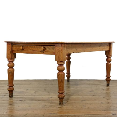 Large Victorian Farmhouse Pine Table