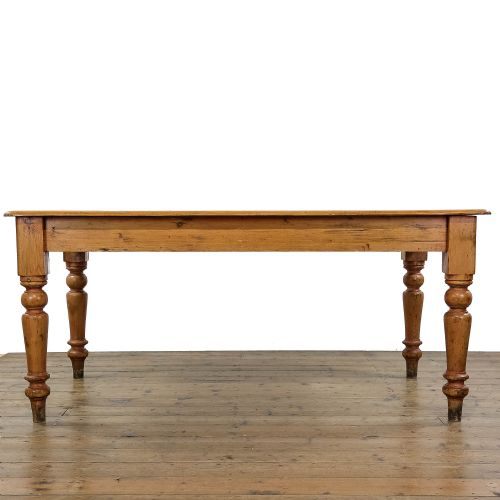fig 2. Large Victorian Farmhouse Pine Table