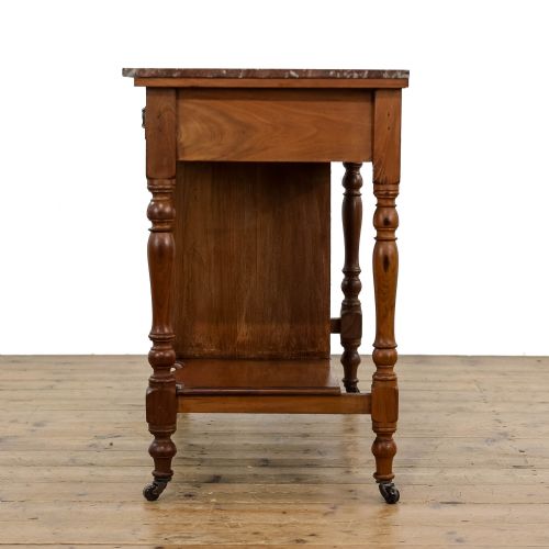fig 3. Antique Victorian Washstand with a Marble Top