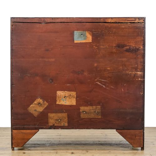 ANTIQUE MAHOGANY CHEST OF DRAWERS - ADDITIONAL PHOTO 3