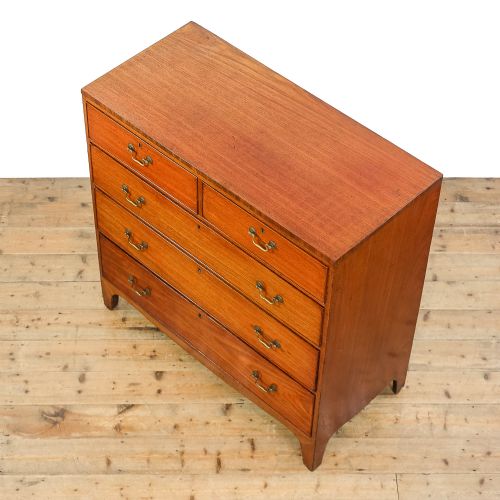 ANTIQUE MAHOGANY CHEST OF DRAWERS - ADDITIONAL PHOTO 6