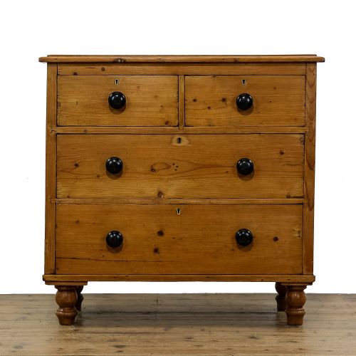 Small Victorian Antique Pine Chest of Drawers