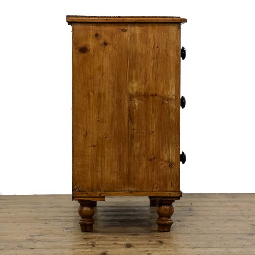 fig 1. Small Victorian Antique Pine Chest of Drawers