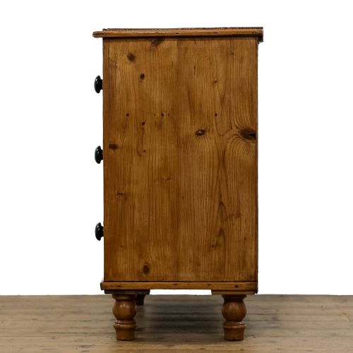 fig 3. Small Victorian Antique Pine Chest of Drawers