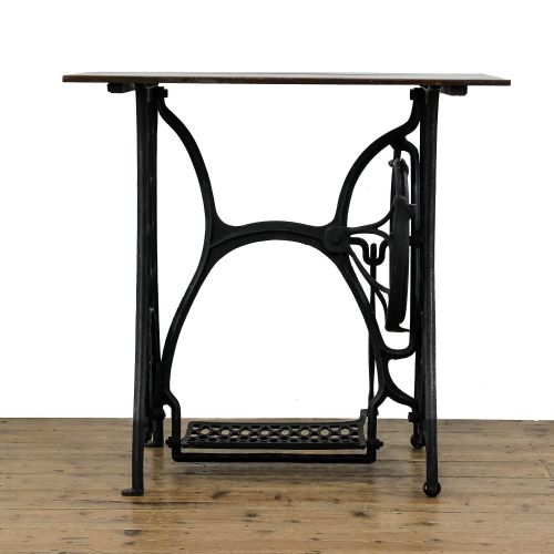 fig 1. Antique Singer Sewing Machine Table