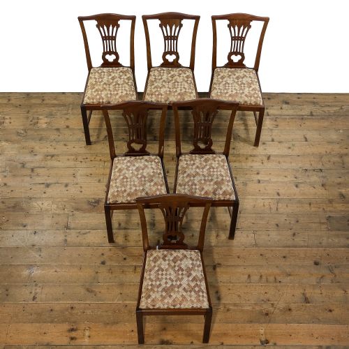 Set of Six Antique Dining Chairs 
