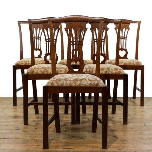 fig 1. Set of Six Antique Dining Chairs