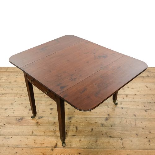ANTIQUE MAHOGANY PEMBROKE TABLE - ADDITIONAL PHOTO 6