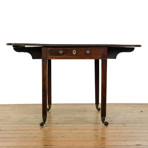 ANTIQUE MAHOGANY PEMBROKE TABLE - ADDITIONAL PHOTO 9