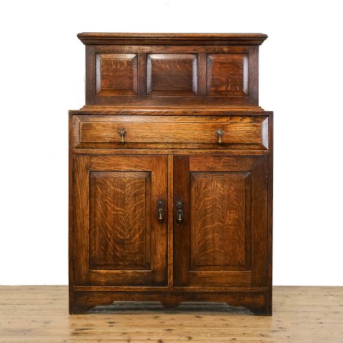 fig 1. Antique Oak Side Cupboard