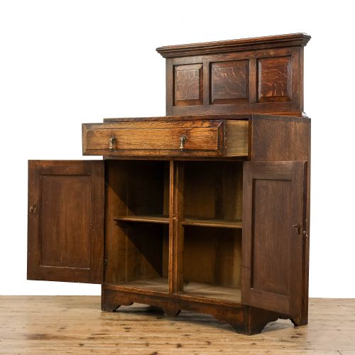 fig 3. Antique Oak Side Cupboard