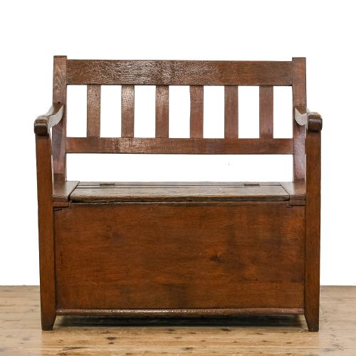 Antique Oak Settle