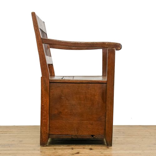 fig 1. Antique Oak Settle