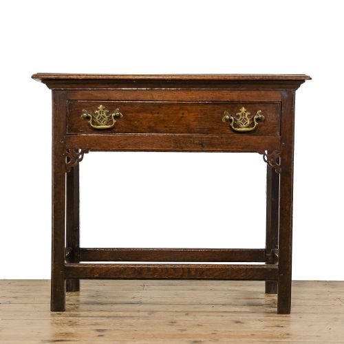 Antique Oak Lowboy Side Table
