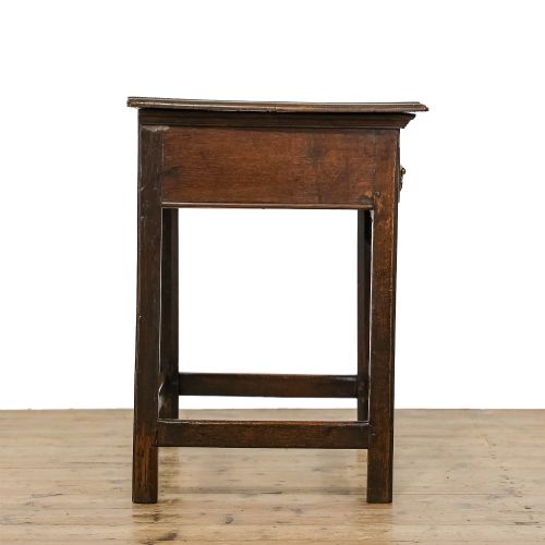fig 1. Antique Oak Lowboy Side Table