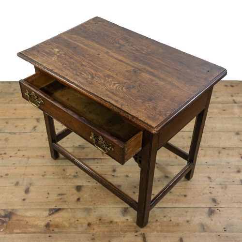 fig 2. Antique Oak Lowboy Side Table
