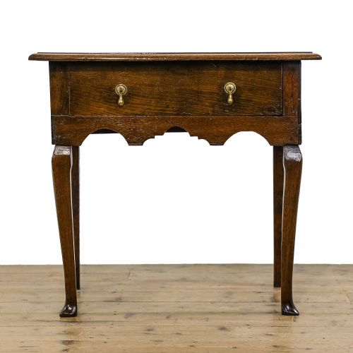 Antique Georgian Oak Lowboy Side Table