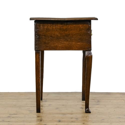 fig 1. Antique Georgian Oak Lowboy Side Table