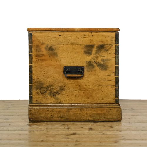 fig 3. Antique Victorian Pine Trunk