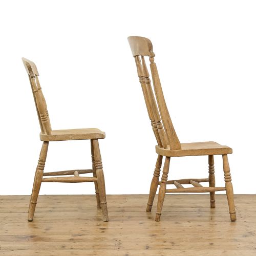 fig 1. Antique Victorian Pine Nursing Chair with Accompanying Chair