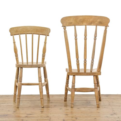 fig 2. Antique Victorian Pine Nursing Chair with Accompanying Chair