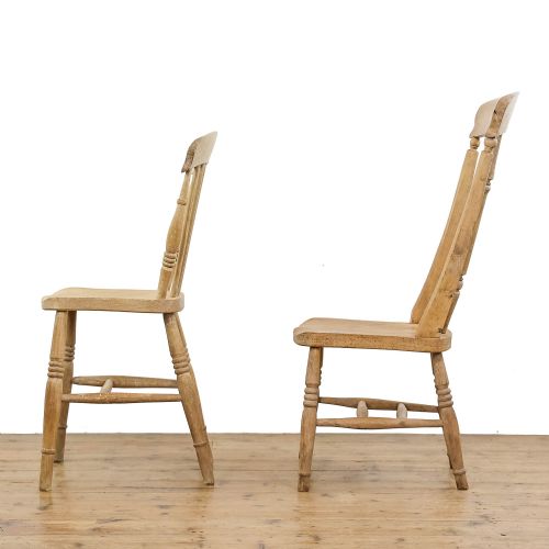 fig 4. Antique Victorian Pine Nursing Chair with Accompanying Chair