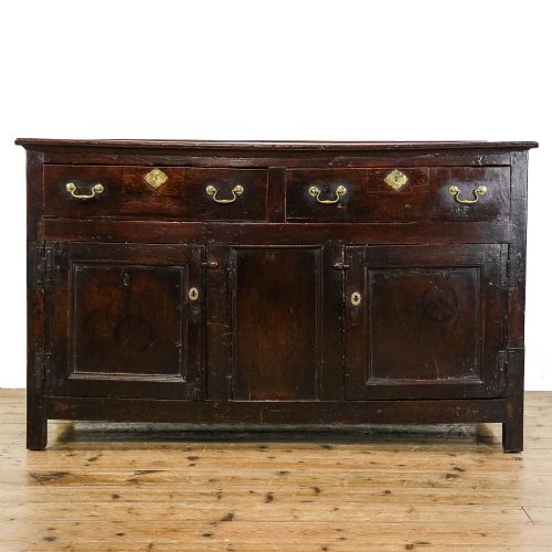 19th Century Antique Welsh Oak Dresser Base