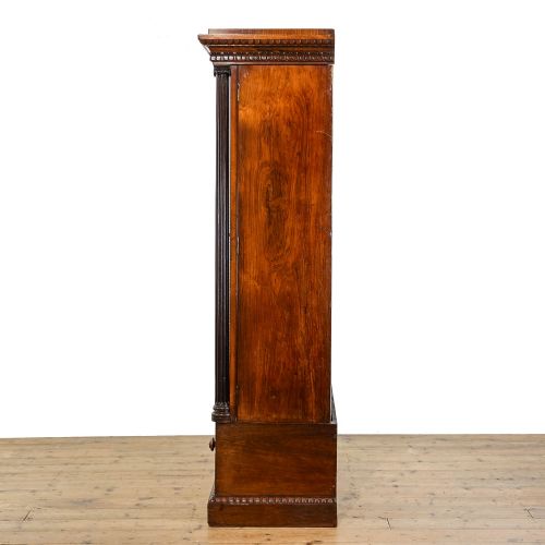ANTIQUE ROSEWOOD GLAZED CABINET - ADDITIONAL PHOTO 3