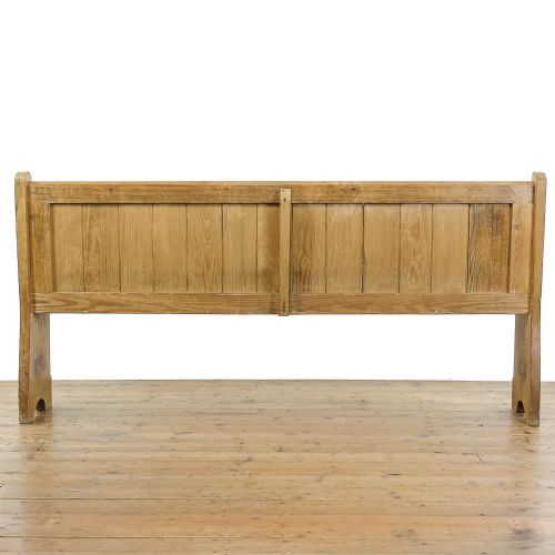 fig 2. Antique Pitch Pine Church Pew