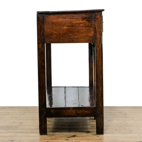 fig 1. Antique Georgian Oak Dresser Base