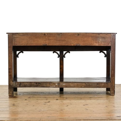 fig 2. Antique Georgian Oak Dresser Base