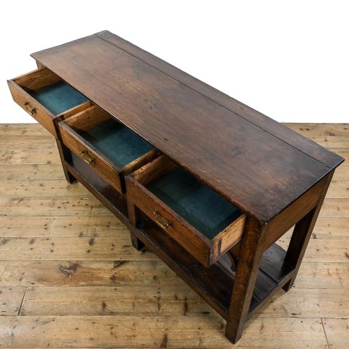 fig 3. Antique Georgian Oak Dresser Base