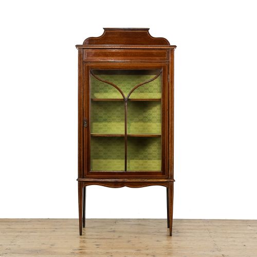 Small Antique Edwardian Mahogany Display Cabinet
