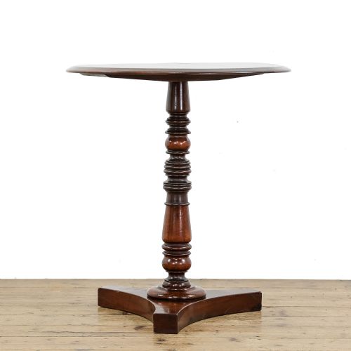 ANTIQUE MAHOGANY SIDE TABLE - ADDITIONAL PHOTO 1