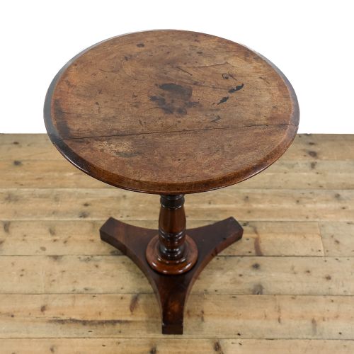 ANTIQUE MAHOGANY SIDE TABLE - ADDITIONAL PHOTO 4