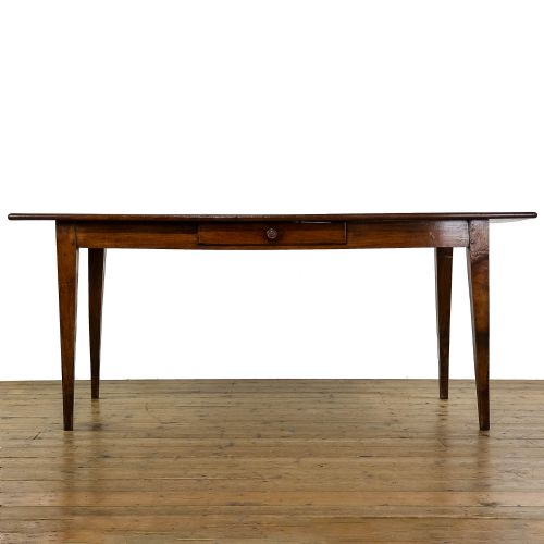fig 2. Antique Fruitwood French Farmhouse Kitchen Table