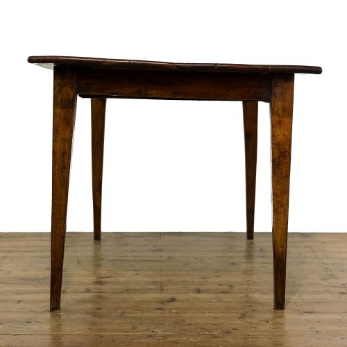 fig 3. Antique Fruitwood French Farmhouse Kitchen Table
