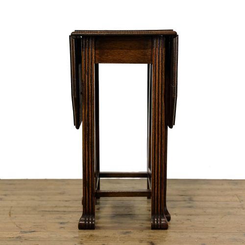 fig 2. Antique Oak Gate Leg Side Table