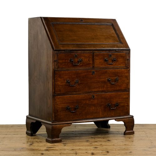 fig 2. Antique Edwardian Oak Bureau