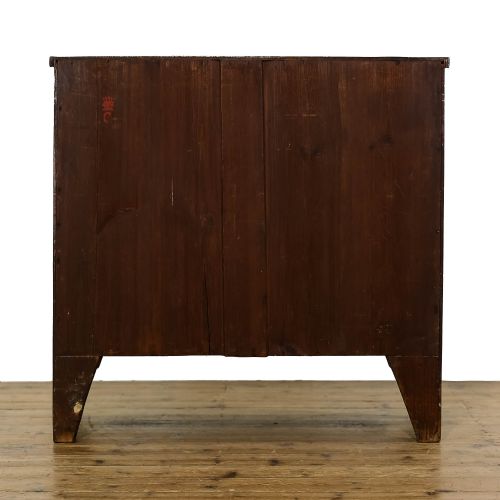 fig 2. Antique Mahogany Bow Front Chest of Drawers