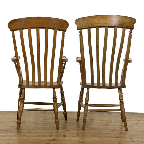 fig 3. Two Similar Antique Windsor Armchairs
